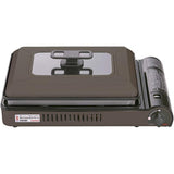 Iwatuni Cassette Gas Hot Plate Baked Toma Brown CB-GHP-A-BR