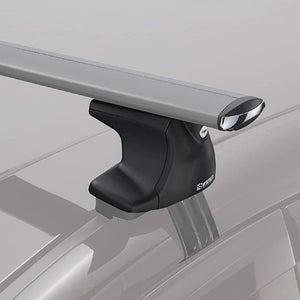 Carmate Inno XS250 ROOF CARRIER, Mounting Parts, for Aerobauss, Stay for Smooth Roof Rails, Silver Cap