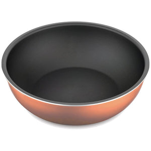 Iris Ohyama Deep Deep Deep Fried Pan Stir-fried Pot 25cm DG-S25W Bronze Diamond Grace