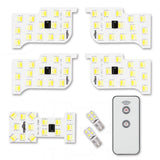 YOURS X-TRAIL Y408-016 LED Room Lamp Set, 2 Colors, 4 Levels, Front Center, Rear Vanity, Dedicated Tool, Remote Control, White, Gold, Color Adjustment, Custom Parts, Accessories, Dress Up, M