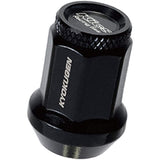 KYO-EI (Kyoei Sangyo) Extreme Penetration Nut with Aluminum Cap M12XP1.5 20P Black 20 Pieces HP1KK