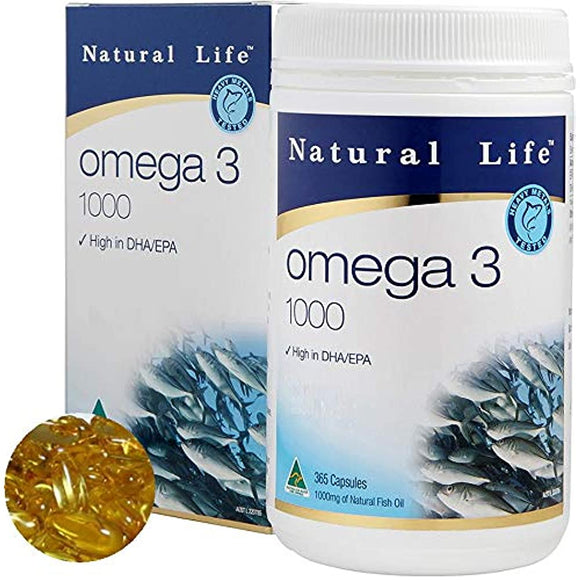 Natural Life DHA EPA High Content Omega 3 1000mg x 365 Tablets [Domestic Genuine Product]