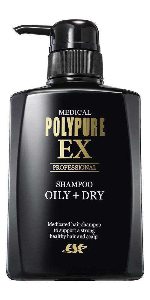 Polypure EX Scalp Shampoo 1 bottle for men/women Non-silicon/no conditioner required Medicated shampoo 350ml