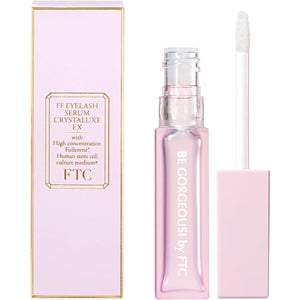 Towako Kimishima FTC FF Eyelash Serum Crystal Luxe EX Eyelash Serum Additive-free Eyelash Care Eyelash Extensions OK Extensions Compatible with false eyelashes Hypoallergenic Chip Human Stem Cell Culture Solution Exosome Fullerene