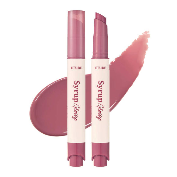 ETUDE Official Syrup Glossy Balm Lipstick Rosy Lavender 2.5 Grams