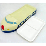 Niimi Western Tableware Store RLV394A Children's Lunch Plate, Shinkansen, Blue, Melamine, Made in Japan