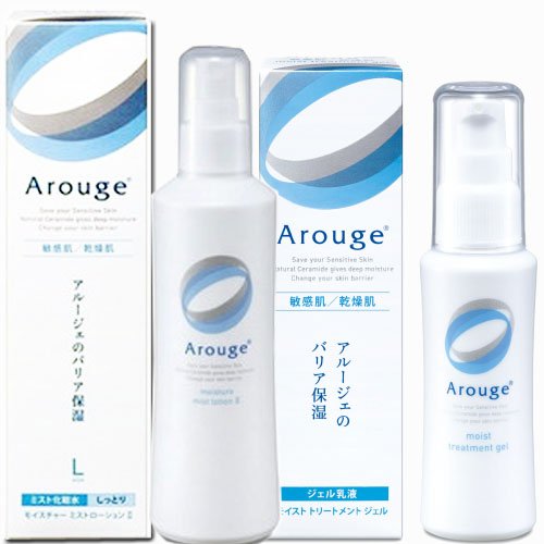 [Set] Zenyaku Kogyo Arouge Moisture Mist Lotion II (Moist) 220ml (4987305035264) + Moist Treatment Gel 50ml (4987305035448)