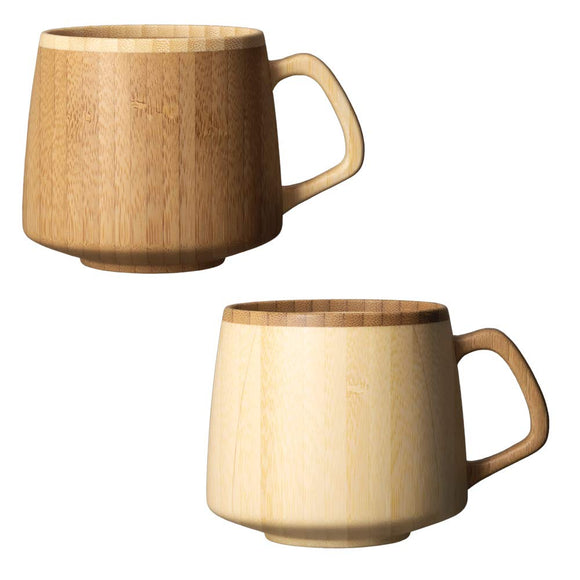 RIVERET RV-207WB Flange Mug Mug, 10.1 fl oz (310 ml), Pair Set, Dishwasher Safe, White/Brown