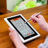 Digital Direct Brain Training Puzzle Tablet with Dedicated AC Adapter for Crosswords 300 Questions Nample 10,000 Questions