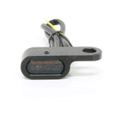 Ultra Small Micro Mini LED TURN Signal, EH, Black Body, SMOKE LENS, SMOKE LENS, ROAD Transport Vehicle Act Compiliant, Set of 2, Orange/Amber/Amber Luminous