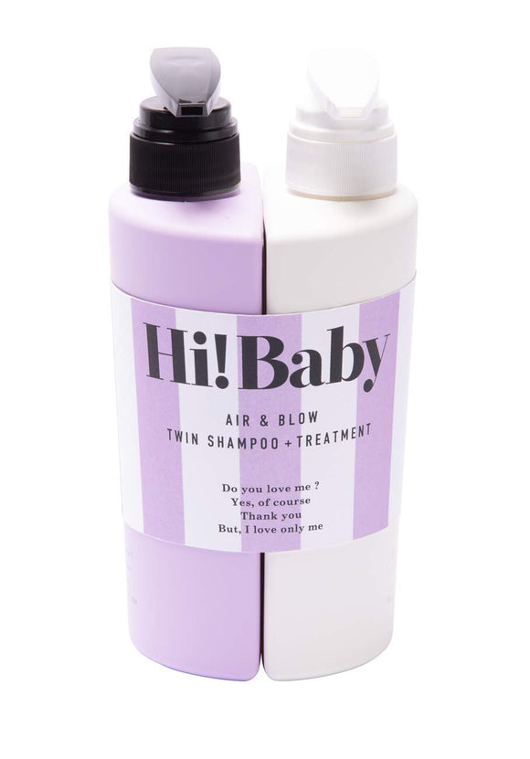 Hi! BABY Air and Blow Twin Shampoo + Treatment (440ml each)