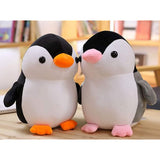 COSMOSK Penguin Plush Cute Big Small Extra Large (GreyPink, Small)
