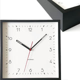KATOMOKU Square Clock 3 Black Radio Clock Sweep km-114BLRC
