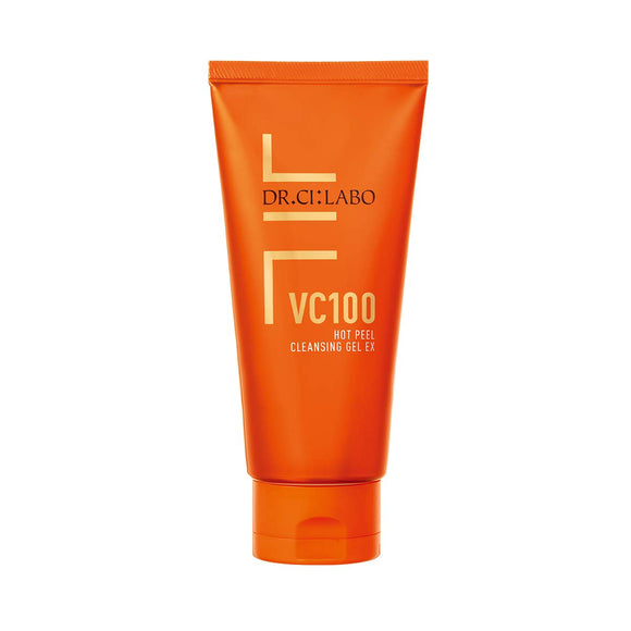 VC100 Hot Peel Cleansing Gel EX d [Makeup Remover/Face Wash] Dr.CiLabo W No need to wash your face Warm Makeup Remover Dry Pore Darkening 150g About 1 month supply