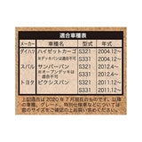 Bonform 7910-71SI Hijet Cargo (Deck Van Not Compatible), Sunburban (Open Decks Not Compatible), Pixis Van Only, Set of 8, Easy to Install, For Specific Vehicles, Storage Bag Included, UV Protection, M4-69, Set of 8, Silver