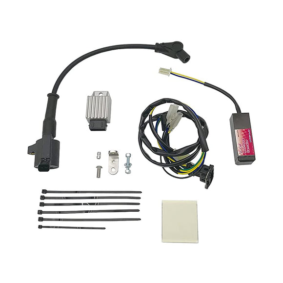POSH SR400FI 843710-09 Super Ig Coil Kit with Dedicated Power Device, Black