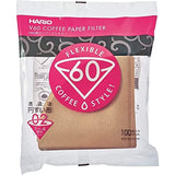 Hario Paper Filters for 02 Dripper White & Natural Set 100 Sheets Each
