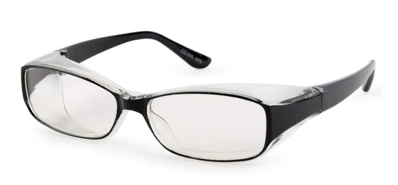 Fujita Optics OG-245BK Pollen Dustproof Glasses, Eye Supporter, UV Protection, Washable, Black