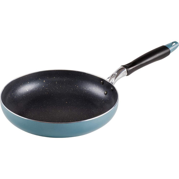 Wahei Freiz RA-9863 Frying Pan, Smoky Blue, 10.2 inches (26 cm), Quick Marble Coat, Induction Compatible, Ravita