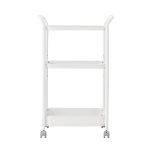 Muji 82944808 Steel Pipe Wagon Rack, 3 Tier