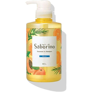 Saborino Quick Hair and Skin Cleansing Treatment Shampoo Moist 460mL