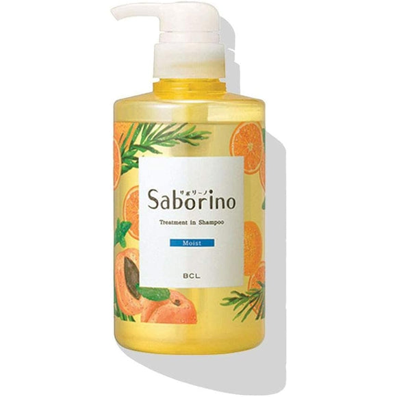 Saborino Quick Hair and Skin Cleansing Treatment Shampoo Moist 460mL