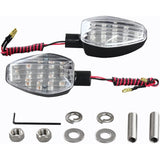 Posh (POSH) Motorcycle Supplies Bike LED turn signal (SF type) Black body/Orange lens light weight LED turn signal position compatible 096451-06