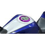 BIKERS (Bikers) Fuel Cap ring YZF-R25 MT-25 Aluminum shaving Purple BK-Y0432-PUR
