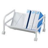 Nakabayashi 92675 File Wagon, 1 Tier, White