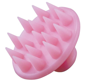 Shimomura Kihan Shampoo Brush Silicone [Made in Japan] Hair Wash Scalp Pore Massage Pink 27169