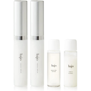 Lujo Needle Serum Apply Needle Serum Human Stem Cells Eyes Mouth Microneedles Next Generation Aging Care 35 types of beauty ingredients (9g/1 month supply) Mini Bottle (1 bottle each of lotion + oil serum included) ( 2 pieces (9g x 2))