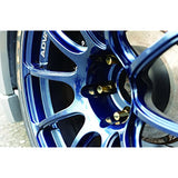 KYO-EI (Kyunaga Sangyo) KYOKUGEN CLOSED END TYPE 7 square shape nut 50mm M12XP1.5 Gold 20 pieces HPF1A5