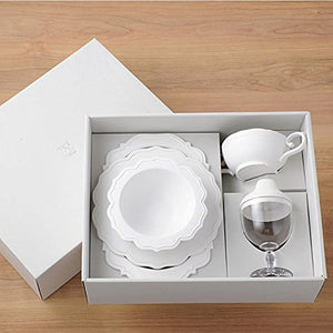 Reale Reale Series Full Set (5 Piece Set) Children's Tableware Set (White)