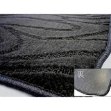 D.I Planning Floor Mat & Wide Step Mat Set, for New NOAH VOXY 90 Series / Hybrid Vehict, 7 Seaster / Small Center Console, WoveN Pattern, Black, External Product