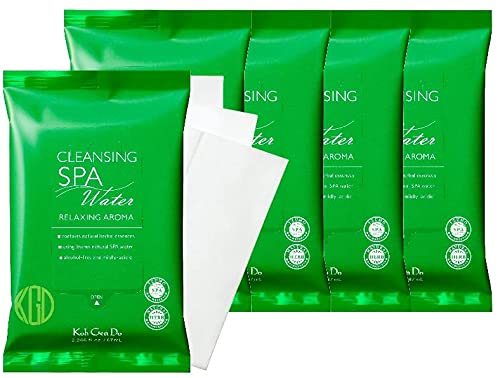 Koh Gen Do Gangwon-do Cleansing Sheet Relaxing Aroma Green 5-piece Set Forest Scent (Tea Tree) Alcohol-free Weakly Acidic Set Organic]