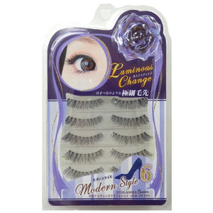 Luminous change eyelashes 5 pairs modern style