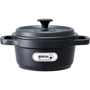 Mannen Gioia Two-Handled Pot, Casserole Pot, Cast Aluminum Pot