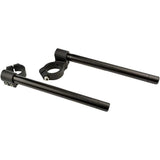 Robby Moto Engineering Aluminum Separate handle riser model clamp 45mm diameter 45mm Handle hanging angle 8 degrees black