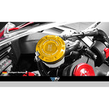 Dimotiv DMV Reservoir Tank Cap Front (Reservoir CAP) BMW/BUELL/HONDA/Kawasaki/Suzuki/Triumph/YAMAHA/HARTFORD Gold DI-RC-52-400-G