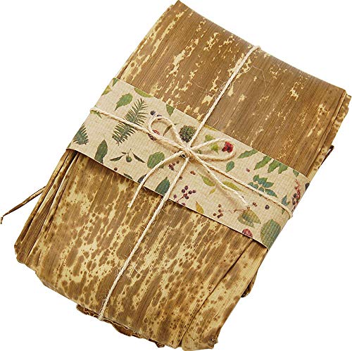 Yamako 88547 Bento Wrap, Bamboo Leather, Onigiri, Naturalis Takekawa 10 Sheets, 4.7 - 5.5 x 20.9 inches (12 - 14 x 53 cm)