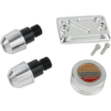 Posh (POSH) Motorcycle Supplies Dress-up 3-piece Set Silver Yamaha MT-07 MT-09 065049-03