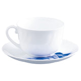 Okura Ceramic Garden BLUE ROSE JANET MORNING CUP & SAUCER