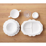 Reale Reale Series Full Set (5 Piece Set) Children's Tableware Set (White)