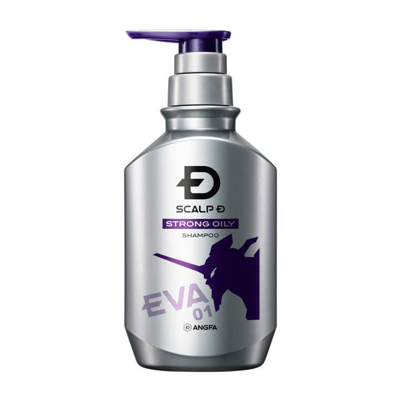 [Evangelion Collaboration Limited Bottle] Scalp D Medicated Scalp Shampoo Strong Oily [For super oily skin]