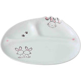 Saikai Pottery Rabbit Divider Mini Plate 60238