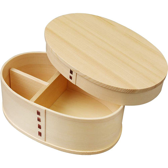 wa-rudokurieito Bento Box Over Type Single Tier Bento Box Small Pint Bend wappa 64507