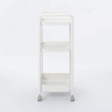 Muji 82944808 Steel Pipe Wagon Rack, 3 Tier