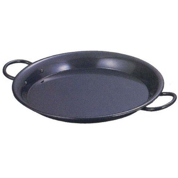 AG Iron Black Leather Paella Pot (Both Hands), 11.0 inches (28 cm) 913028