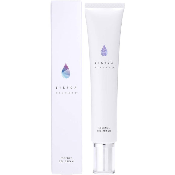 Silica Mineral™ Essence Gel Cream 40g Contains silica (water-soluble silicon) Moisturizing Beautiful skin Additive-free Paraben-free Collagen Hyaluronic Acid Elastin Anti-aging skin Made in Japan