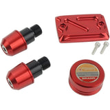 Posh (POSH) Motorcycle Supplies Dress Up 3 Points Set Red Yamaha MT-07 MT-09 065049-02